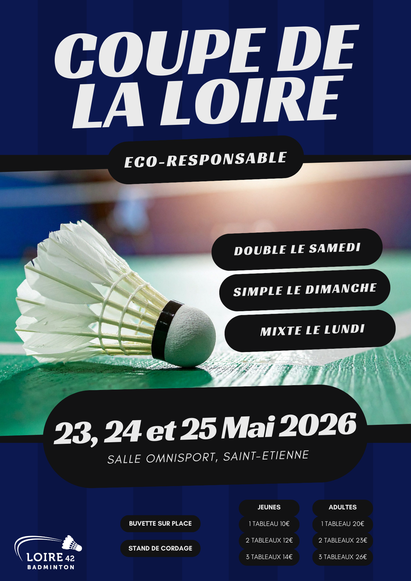 Championnat Départemental 42 - Coupe de la Loire 2026 - EcoResponsable